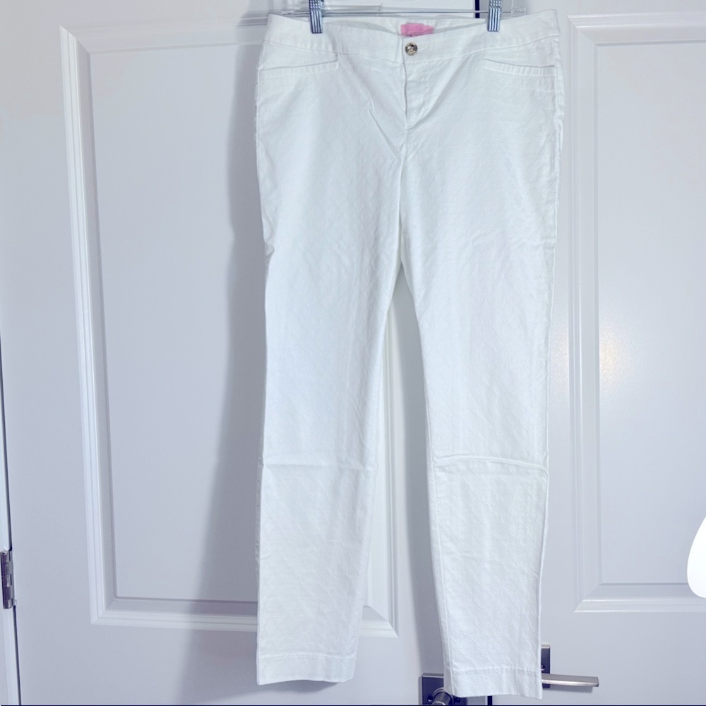 Lilly Pulitzer Elegant White Trousers